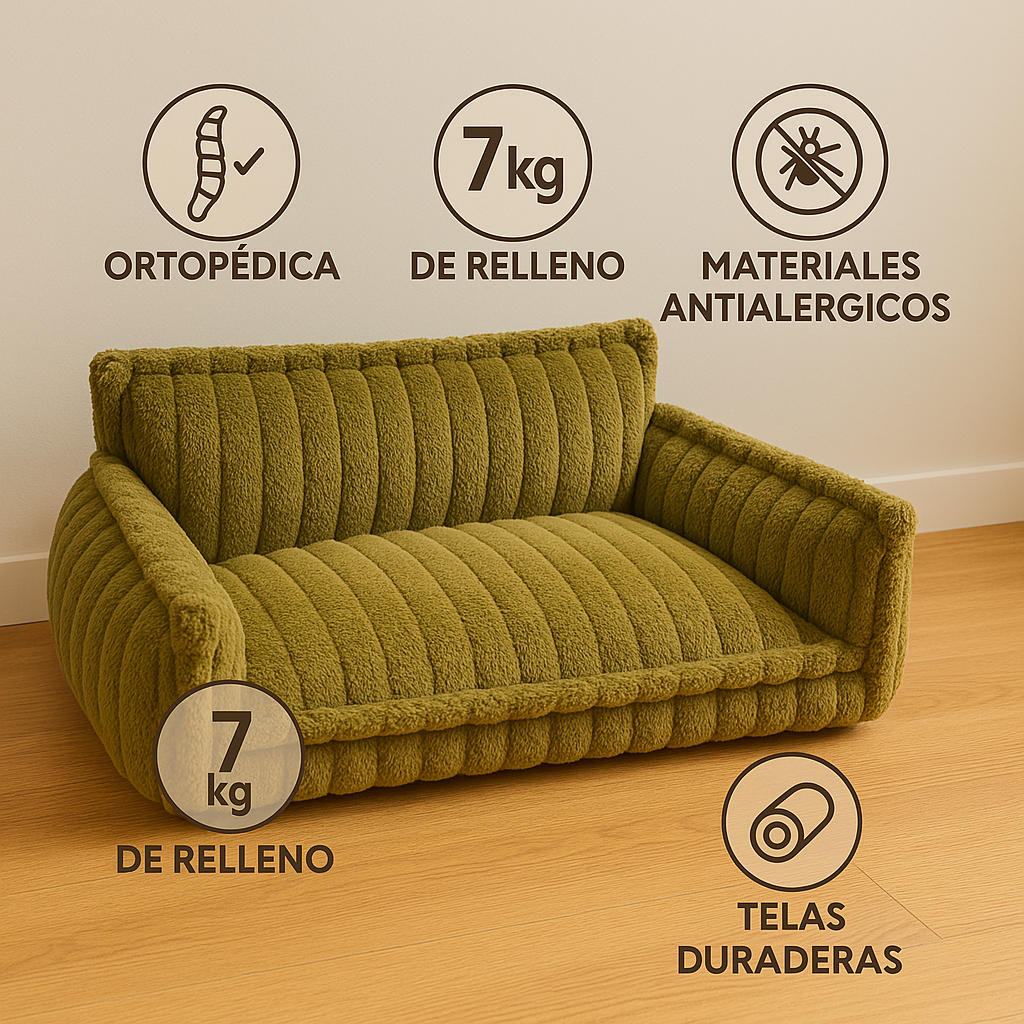 El descanso que tu peludo merece, con funda lavable y estilo